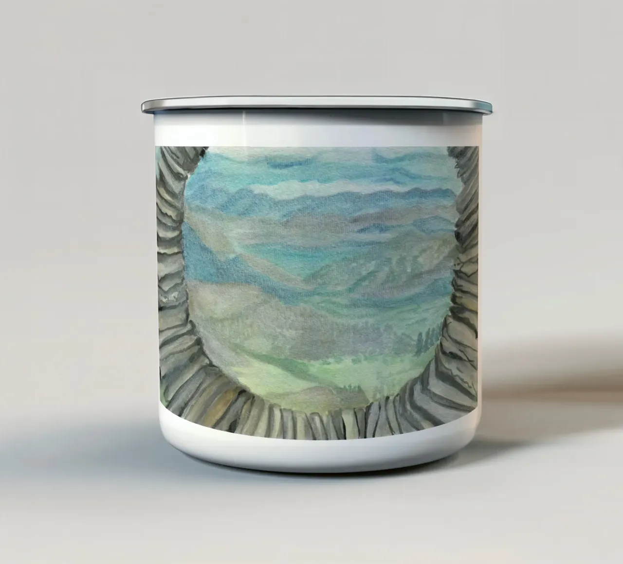 Borrowdale Reimagined tazza in smalto da Interior Edit & House Staging