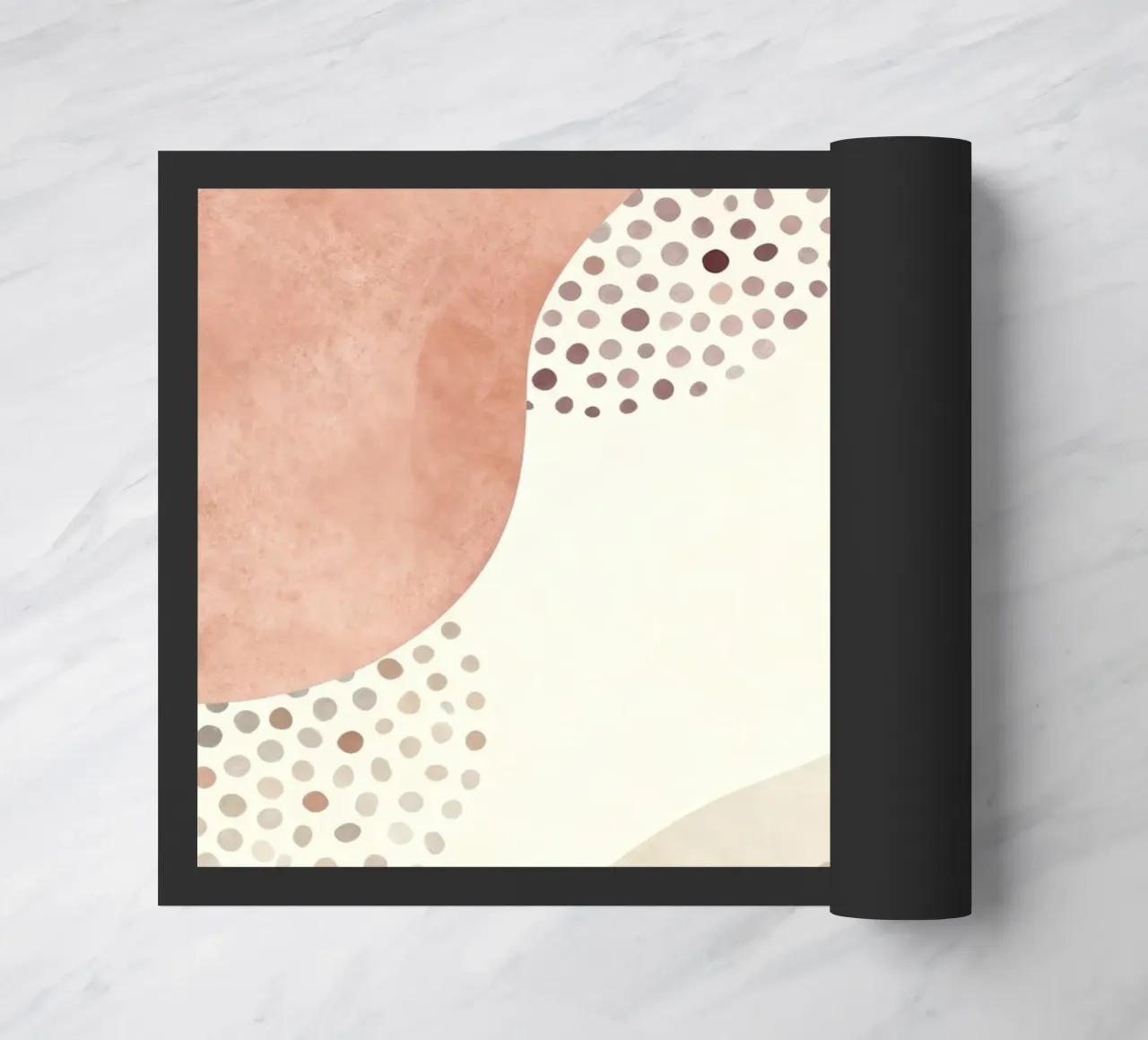 Abstract Boho, Soft Terracotta and Beige Scandi Art zerbino da EverLuvv Studio