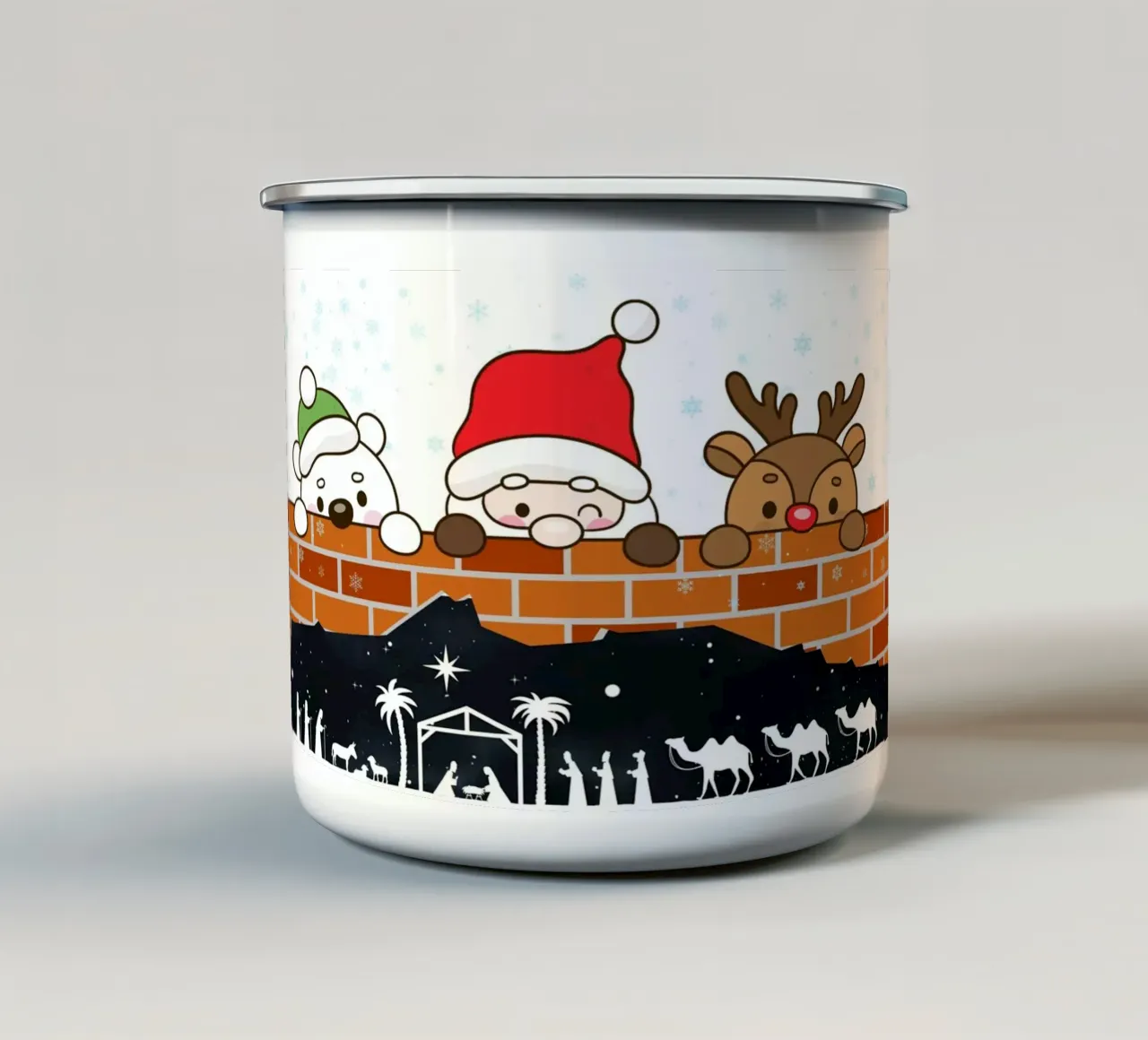 Nativity Watch tazza in smalto da brunaeuflauzino