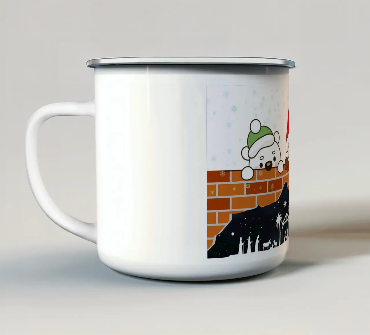 Nativity Watch tazza in smalto da brunaeuflauzino