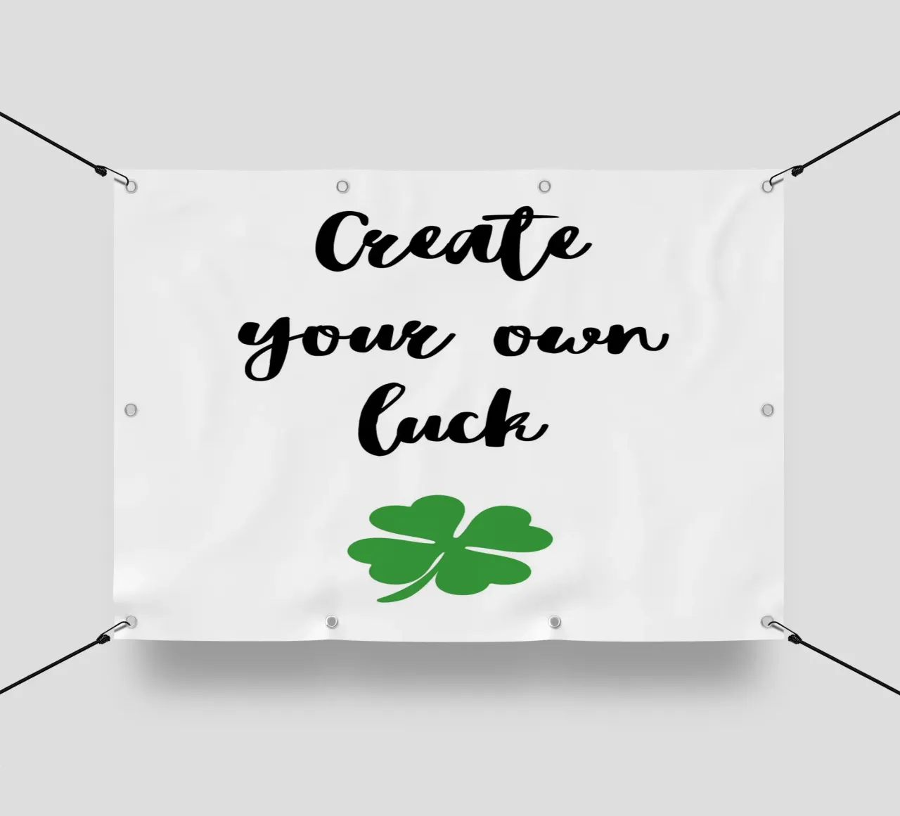 Create your own luck telo in pvc da Quotes on walls