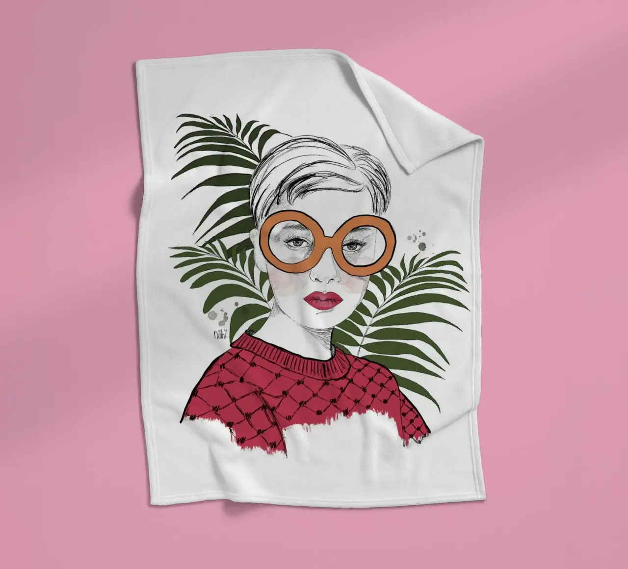 stay unique darling coperta in pile da Nathys_illustration