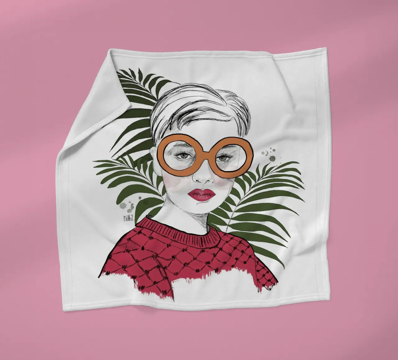 stay unique darling coperta in pile da Nathys_illustration