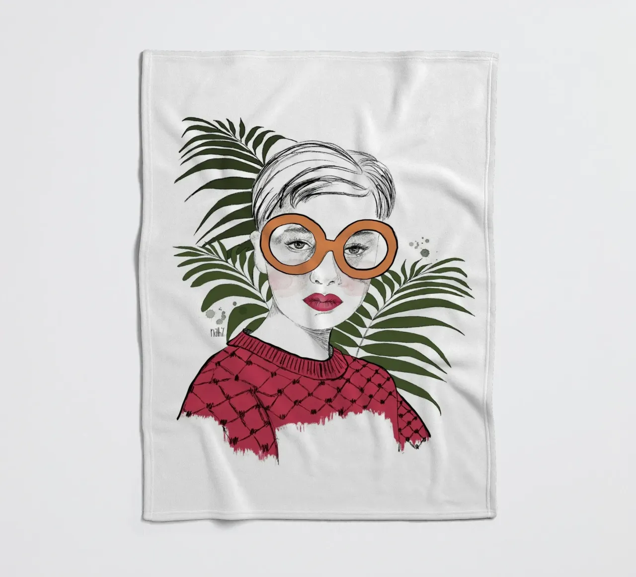 stay unique darling coperta in pile da Nathys_illustration