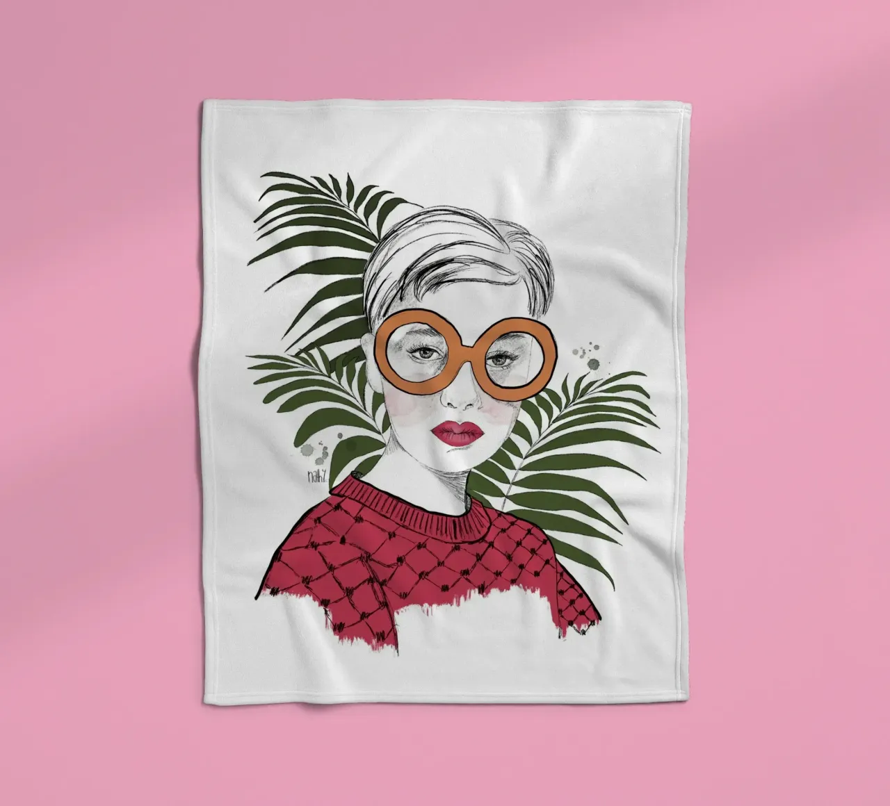 stay unique darling coperta in pile da Nathys_illustration
