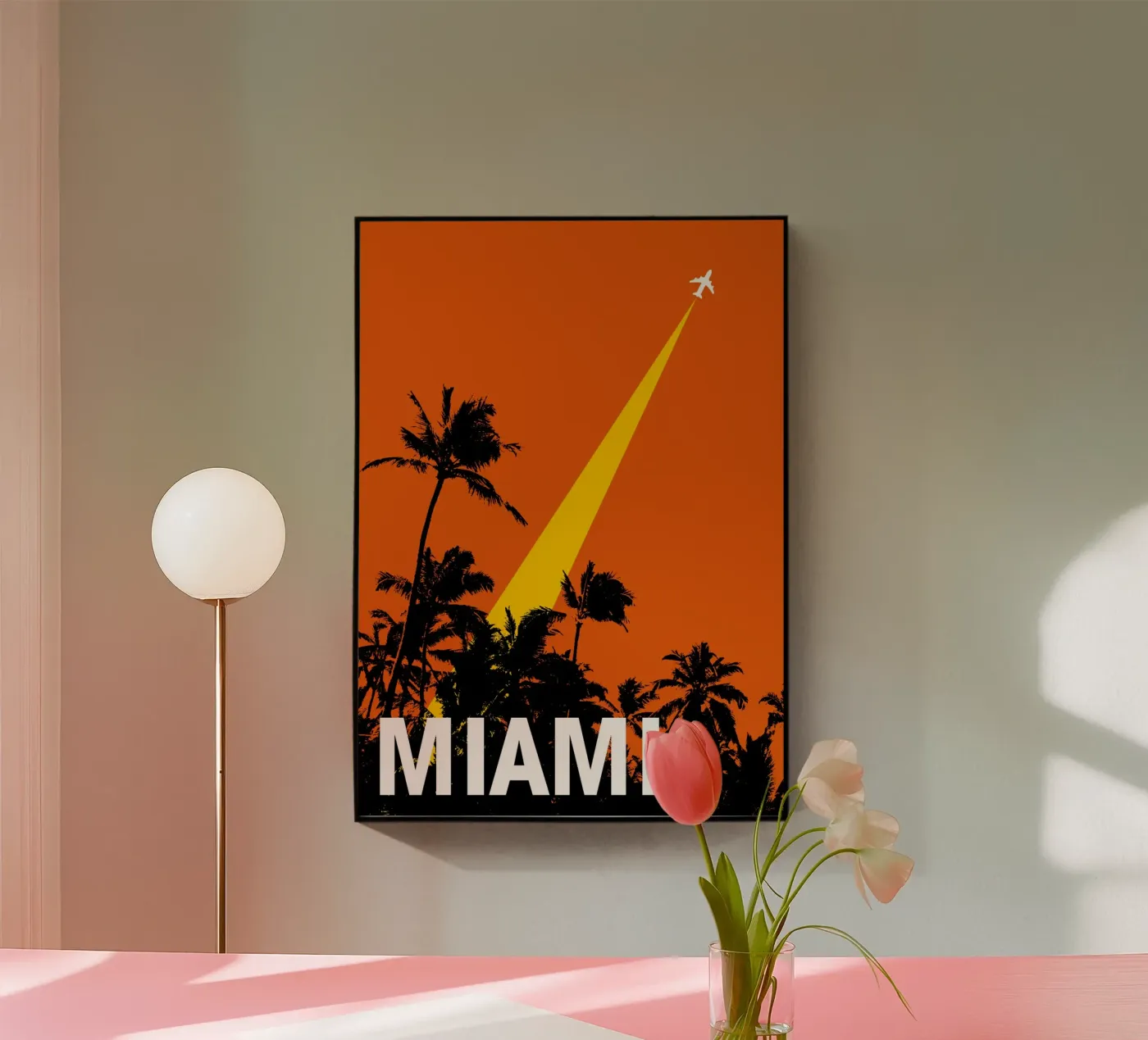 Miami Acryl-Glas von kathrin-krieter