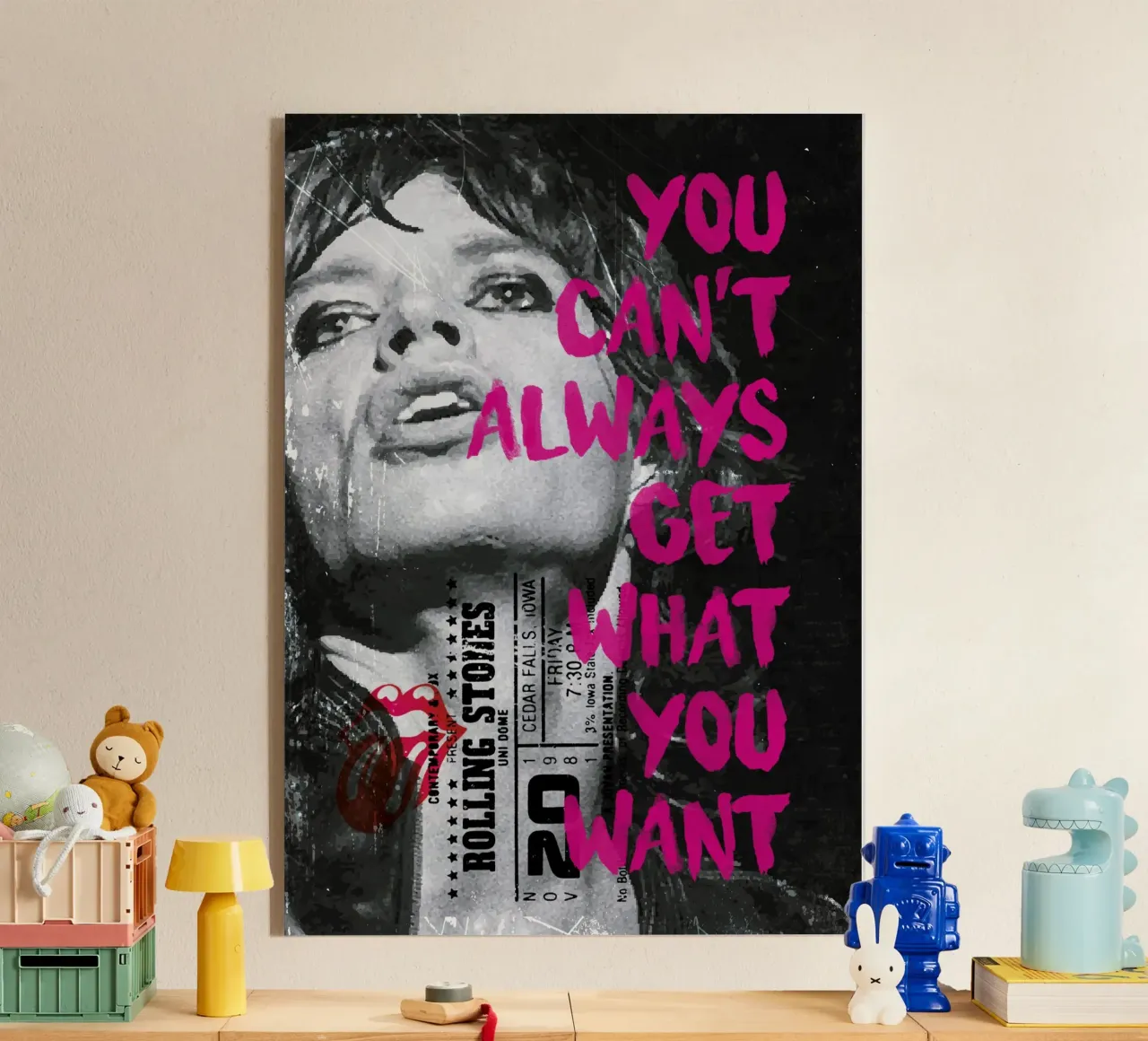 Mick Jagger plexiglass da kathrin-krieter