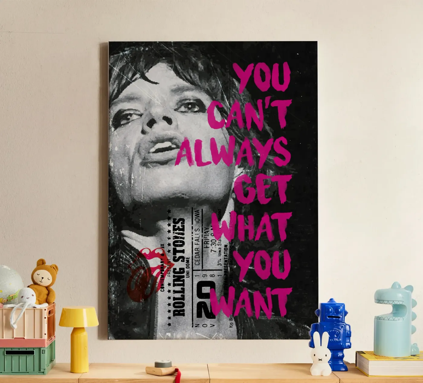 Mick Jagger tela da kathrin-krieter