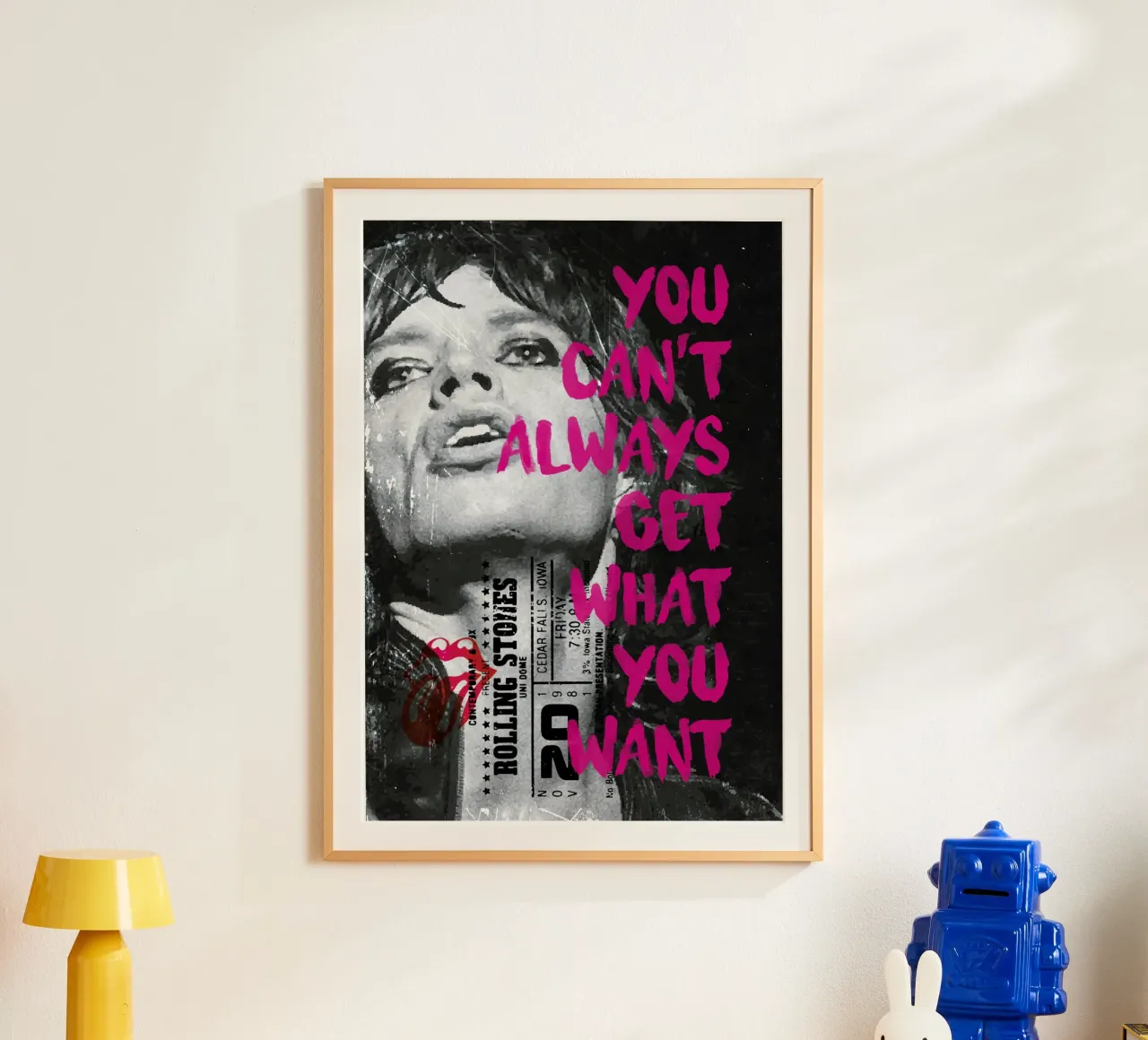 Mick Jagger poster da kathrin-krieter