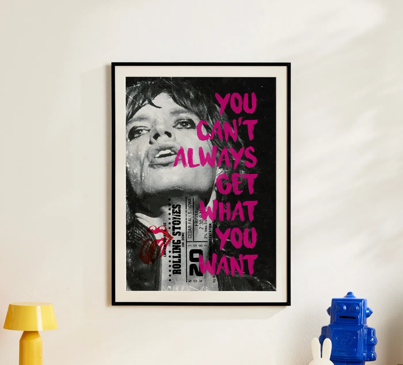 Mick Jagger poster da kathrin-krieter