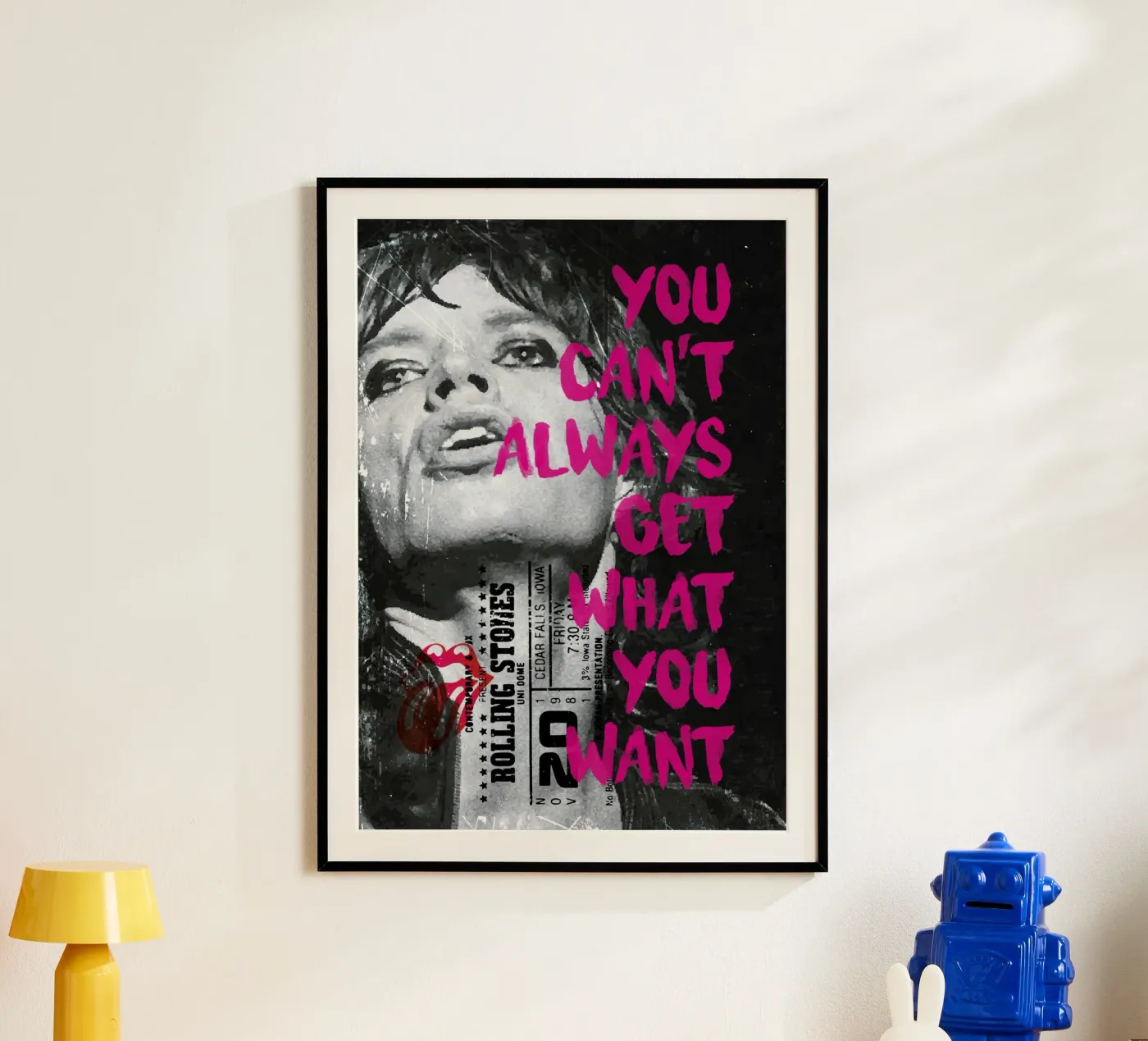 Mick Jagger poster van kathrin-krieter