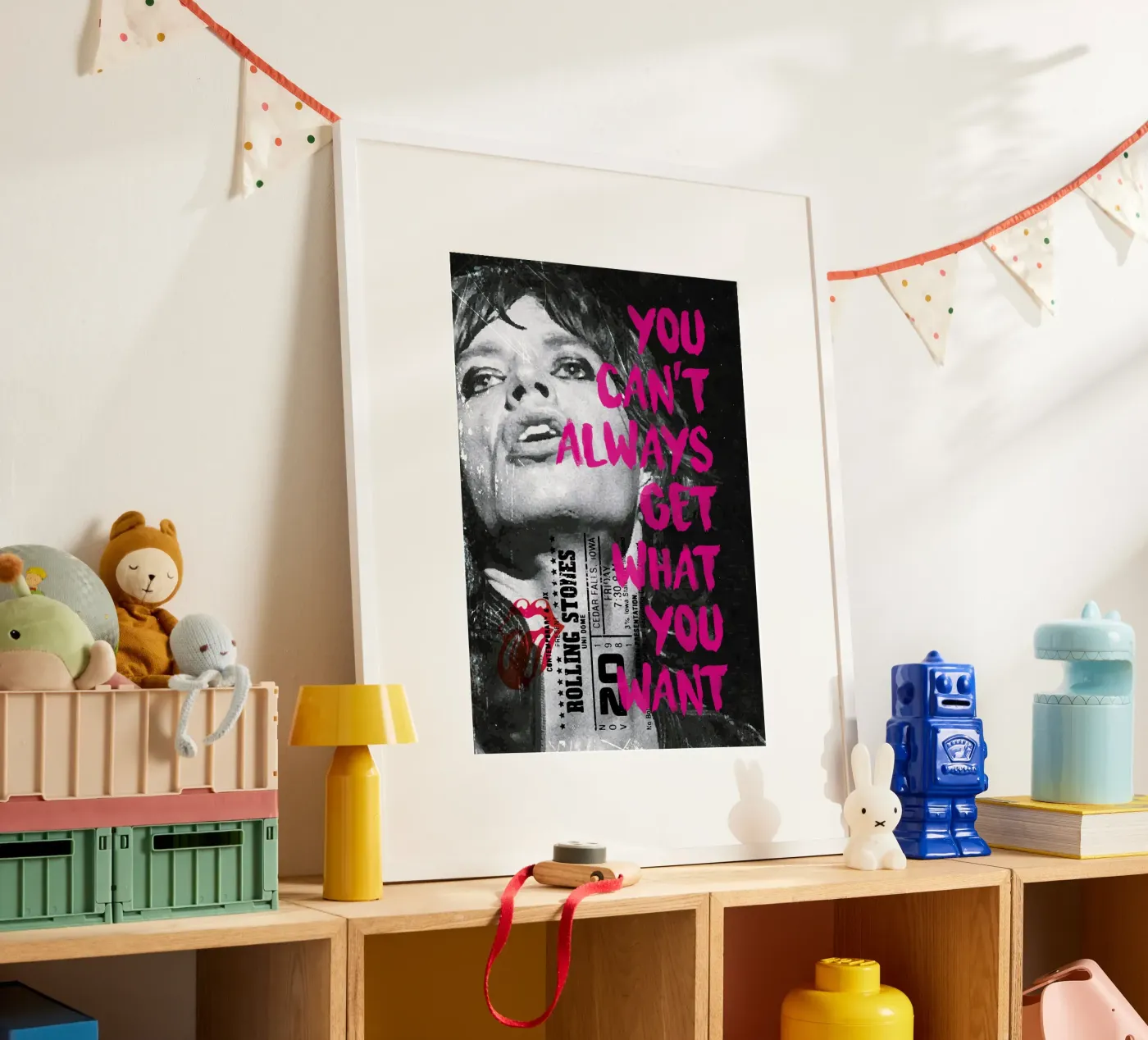 Mick Jagger poster da kathrin-krieter