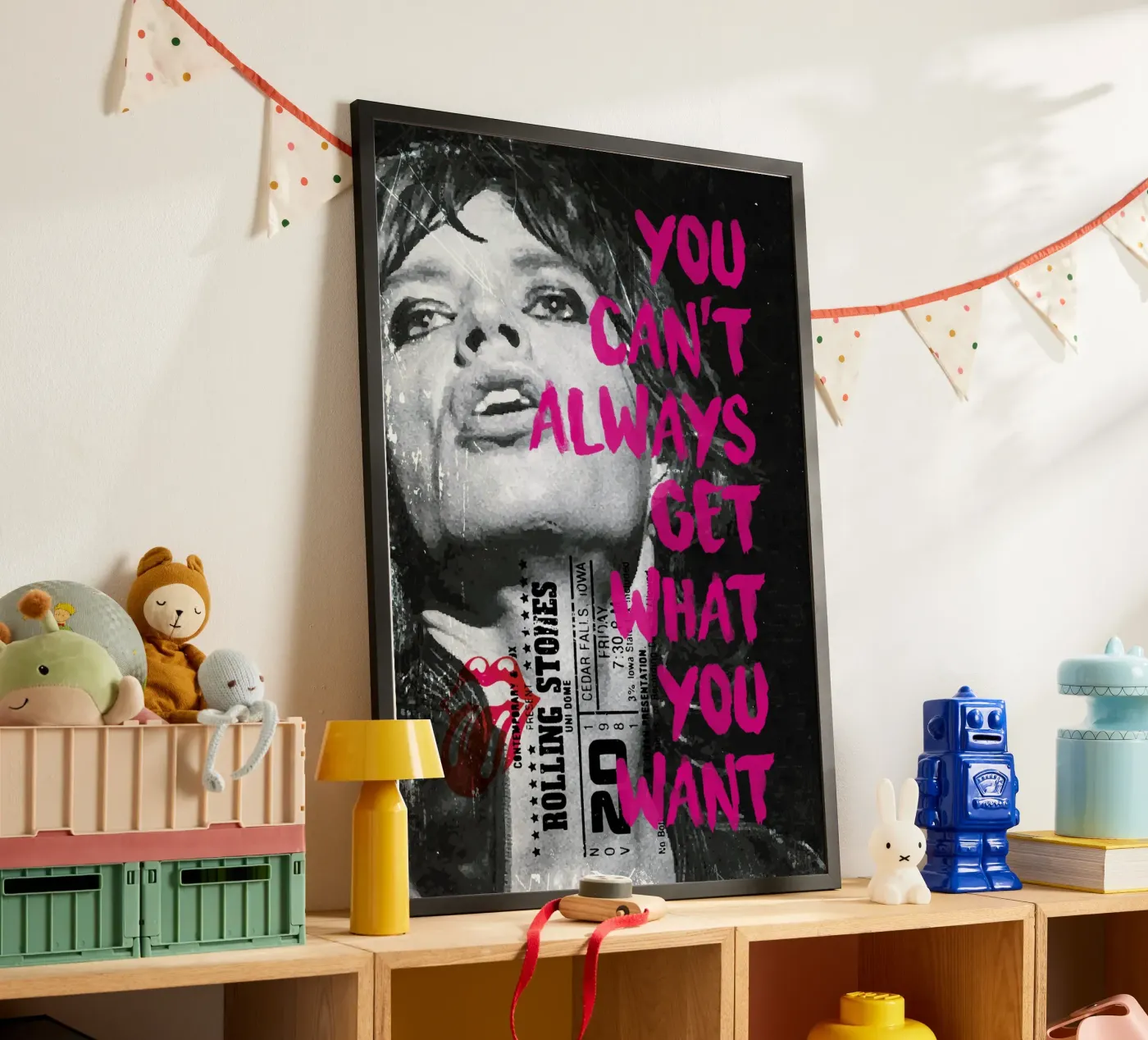 Mick Jagger poster da kathrin-krieter