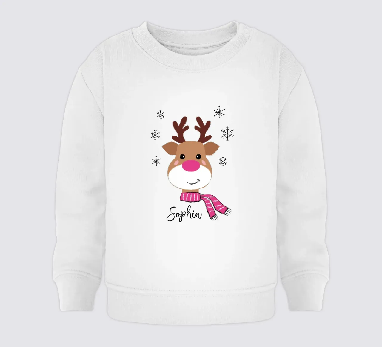 Shiny Nose Reindeer felpa neonato da Petra Lang - Design