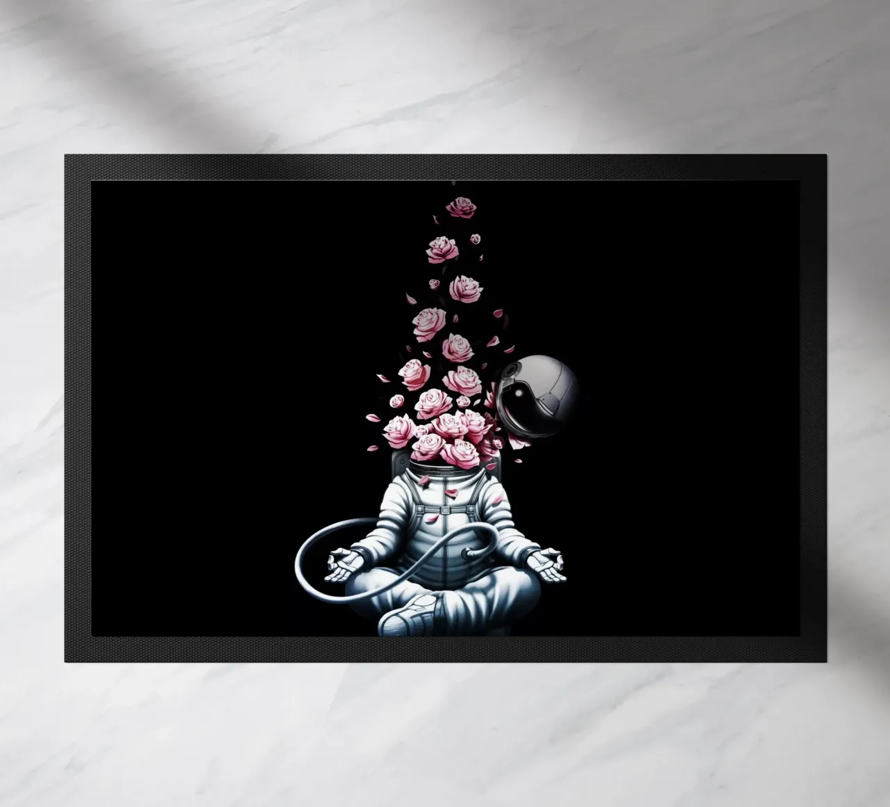 Astro Meditation Rosen Fußmatte von Tobe Fonseca