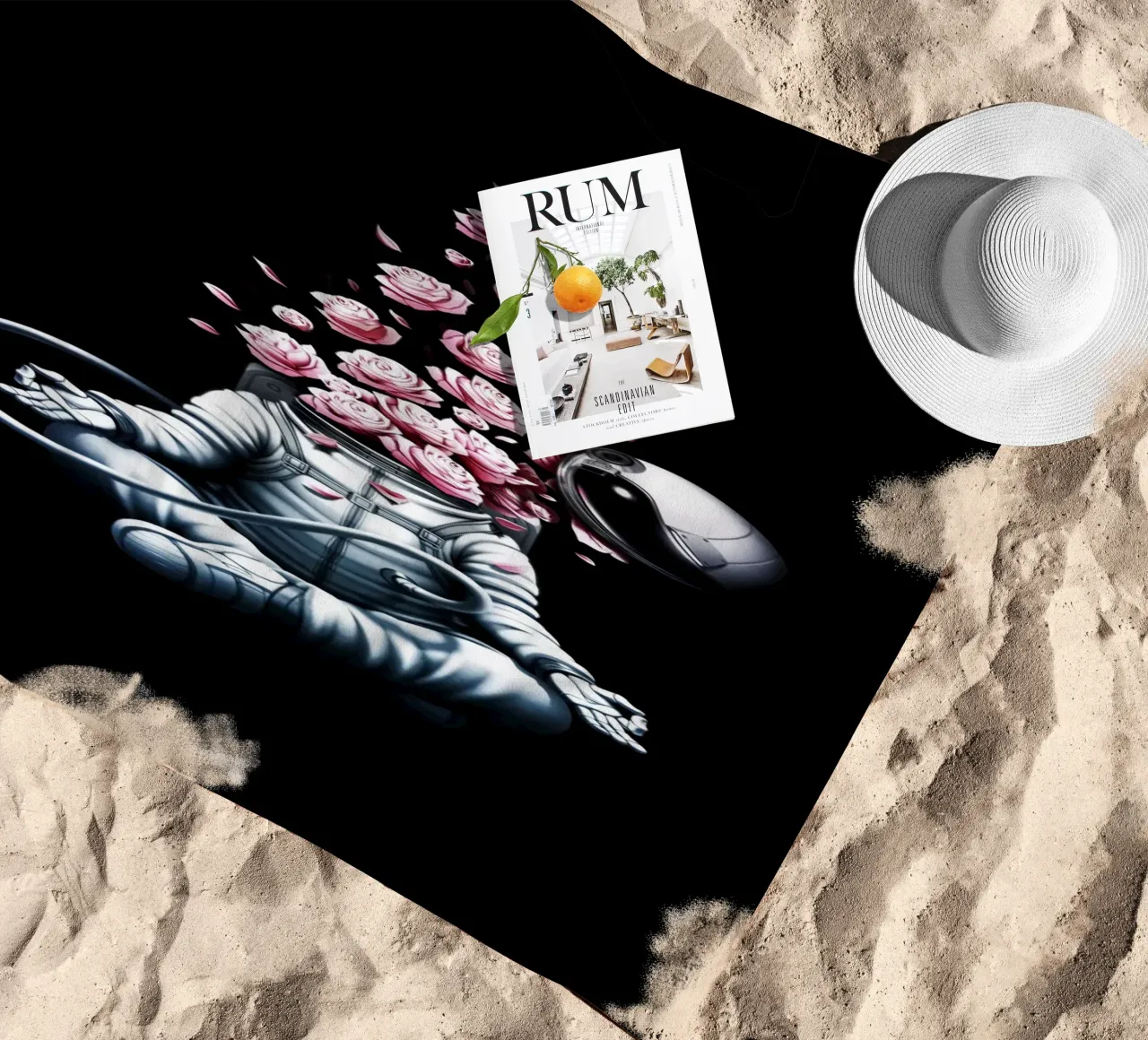 Rose da meditazione Astro telo mare da Tobe Fonseca