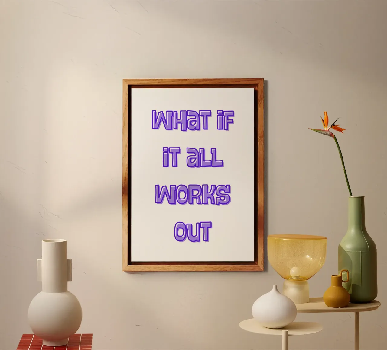 What if it all works out alluminio dibond da Quotes on walls