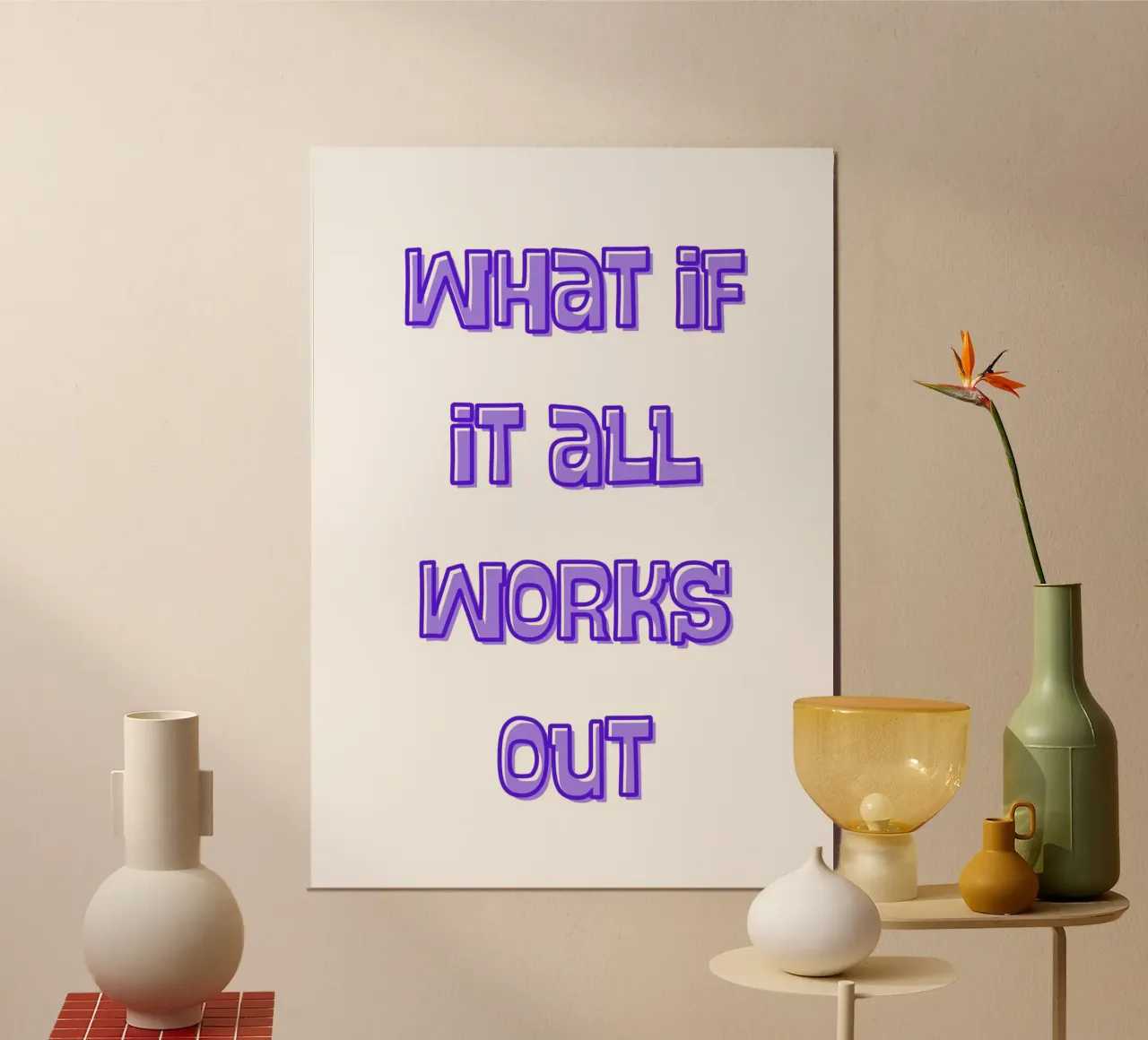 What if it all works out alluminio dibond da Quotes on walls
