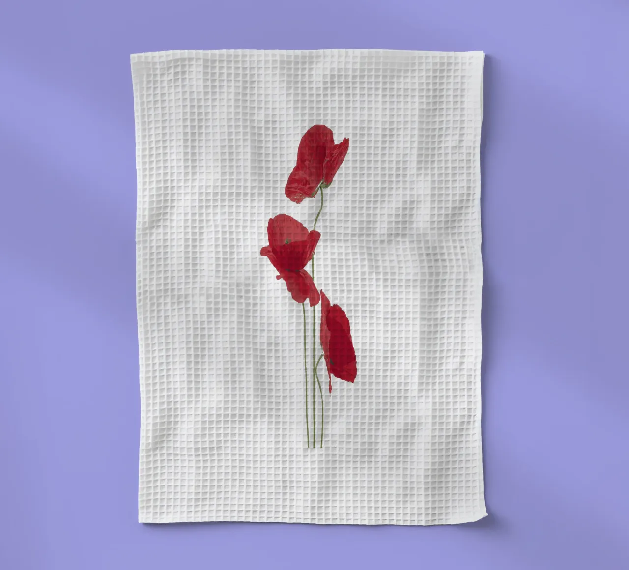 Coquelicots rouges torchon de LaylaOzFun