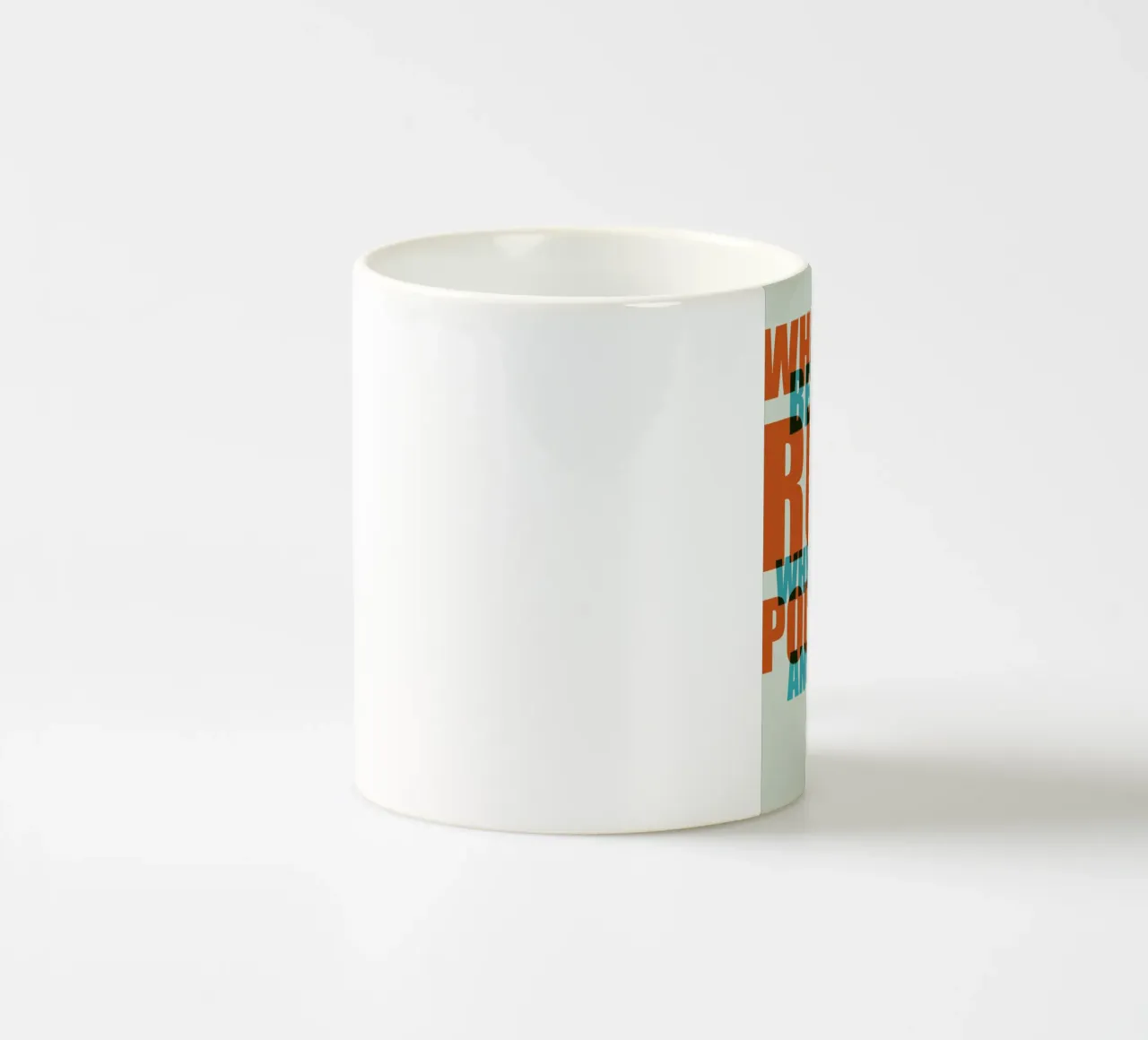Whiskey, Beer and Wine Poster ceramic mug by Naxart