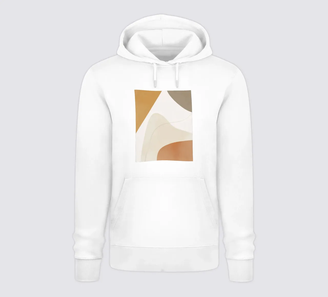 Minimalistischer organischer Abstrakt in warmen neutralen Tönen Hoodie von StudioVO