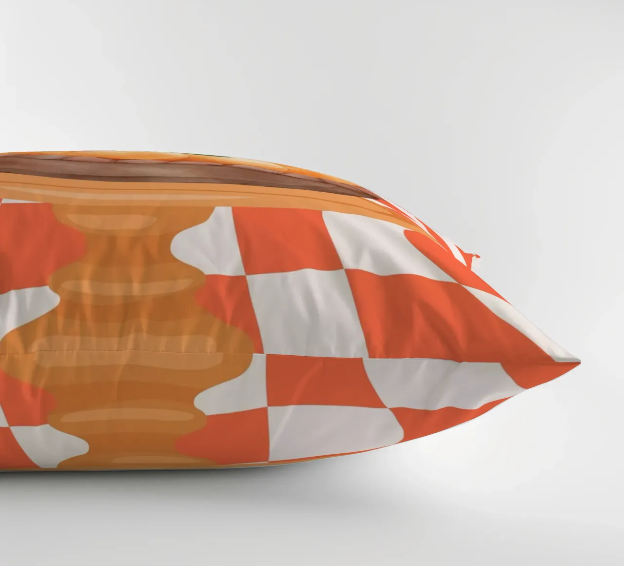 Arancione cuscino da DesignArt