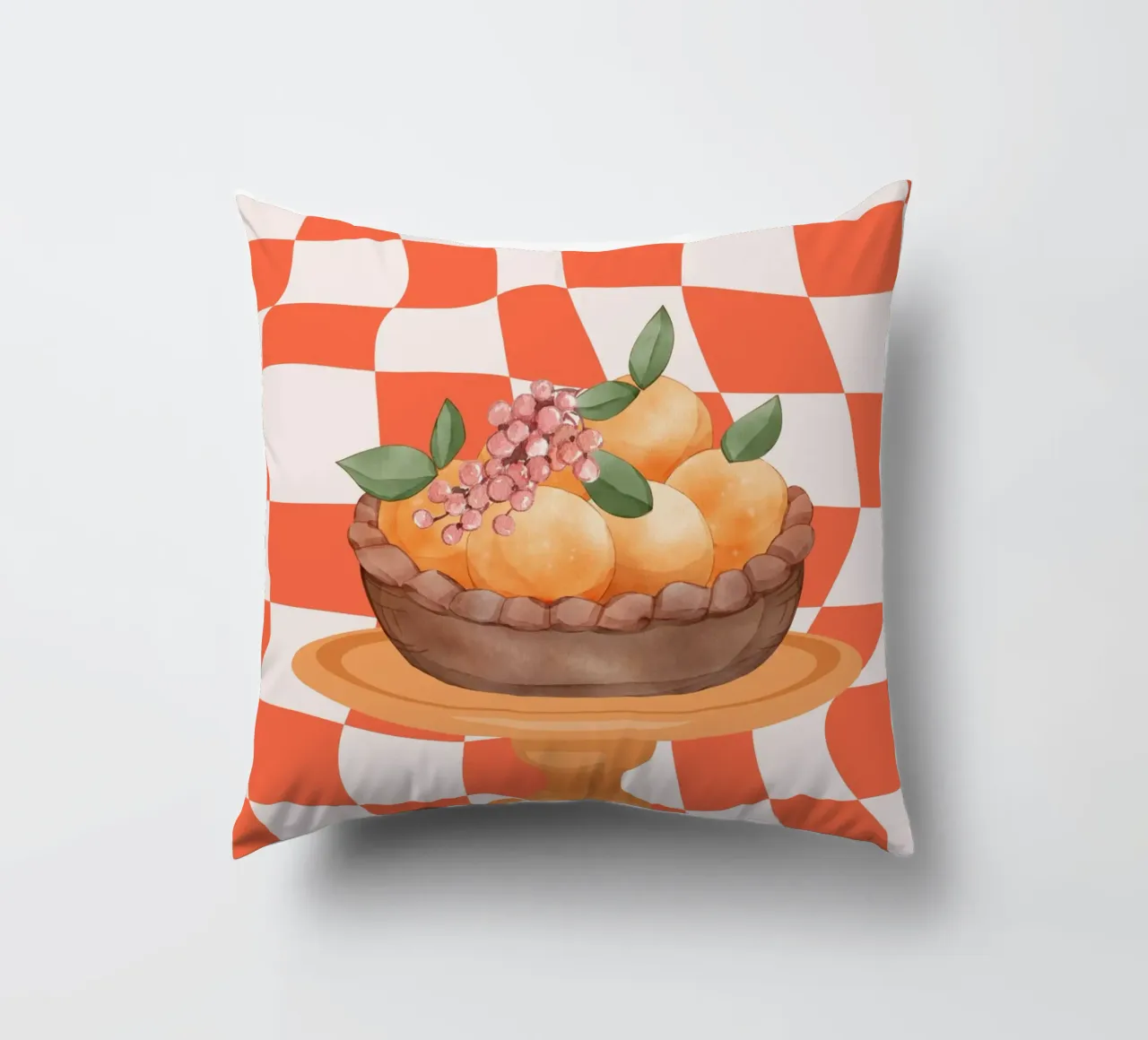 Arancione cuscino da DesignArt