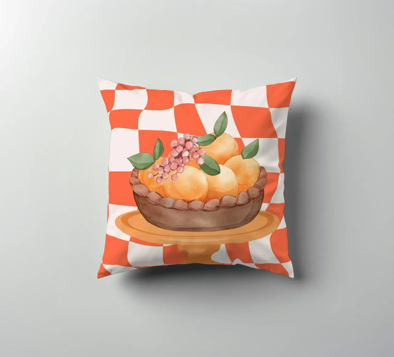 Arancione cuscino da DesignArt