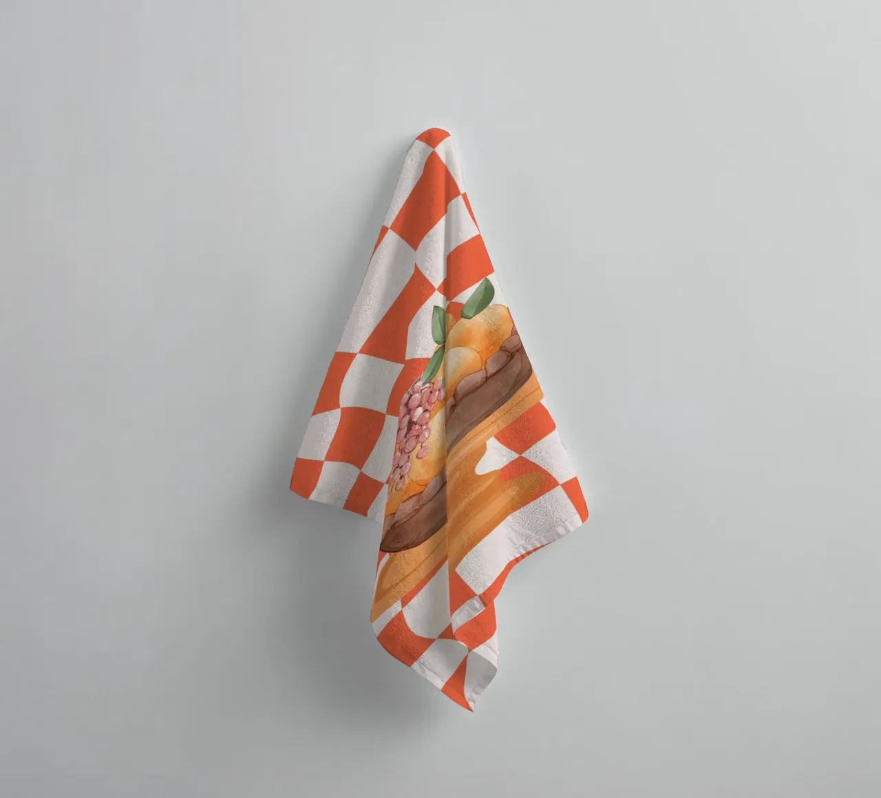 Oranje badhanddoek van DesignArt