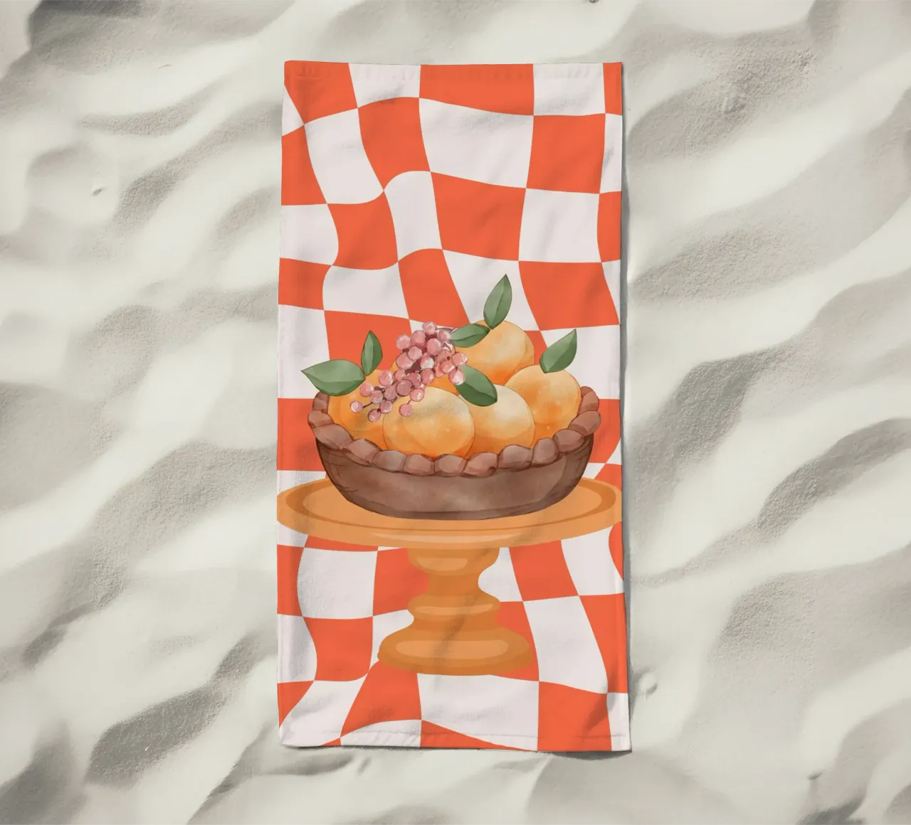 Orange telo mare da DesignArt