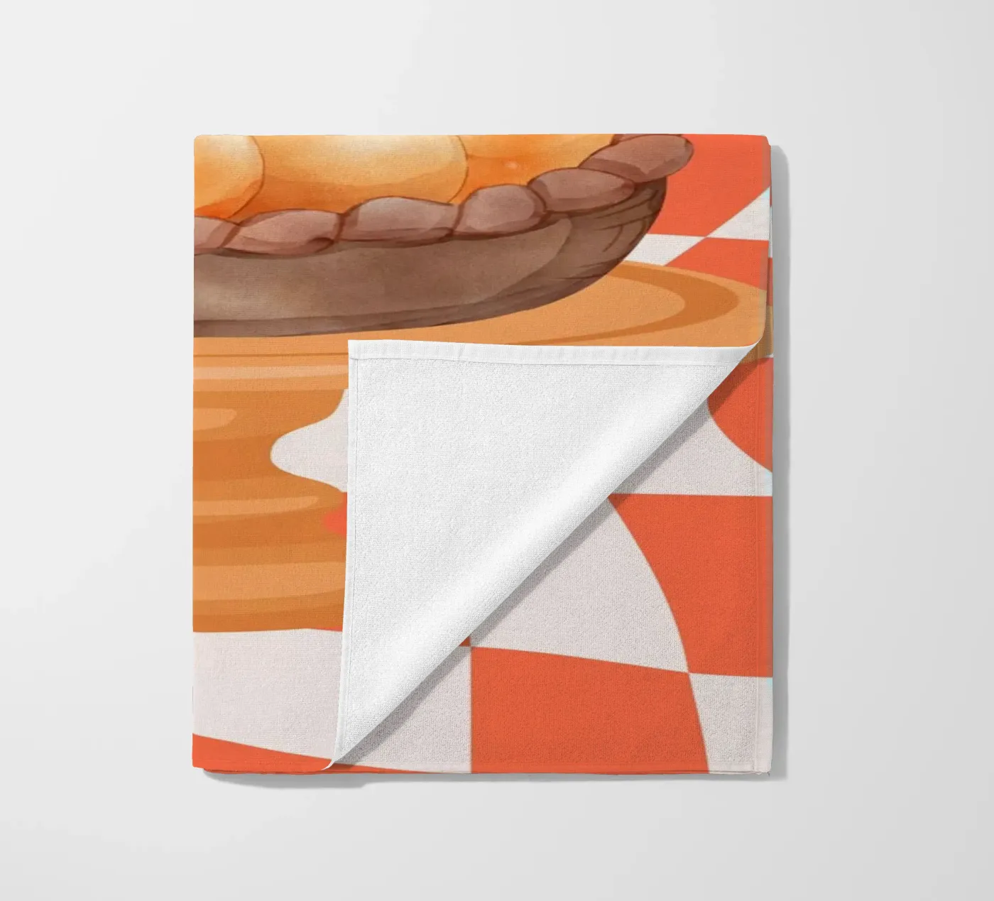 Arancione telo mare da DesignArt