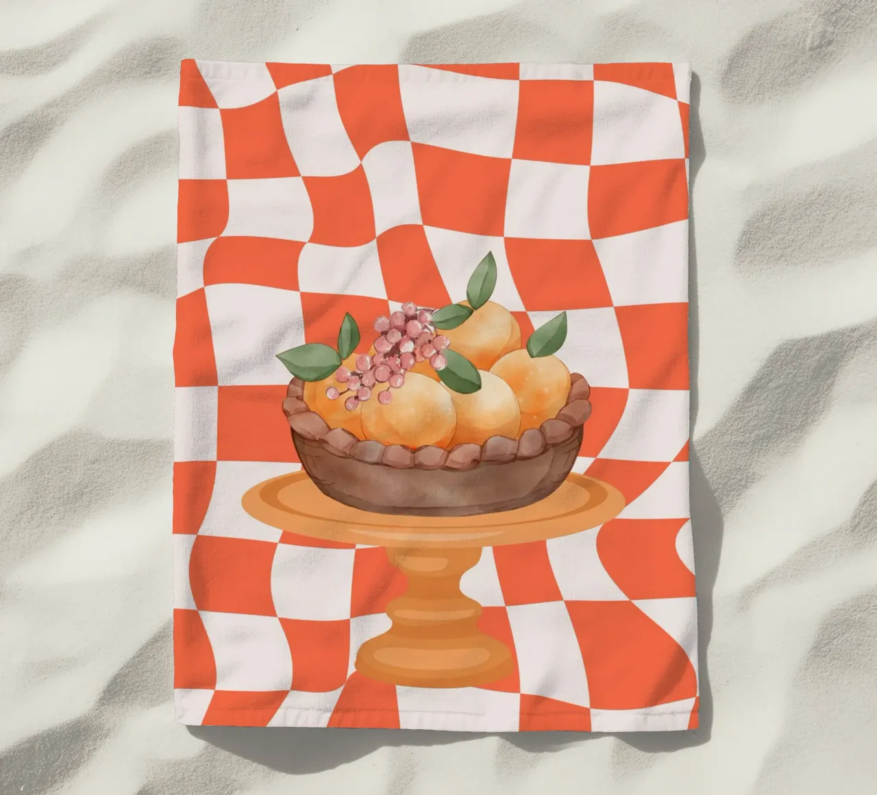 Orange telo mare da DesignArt