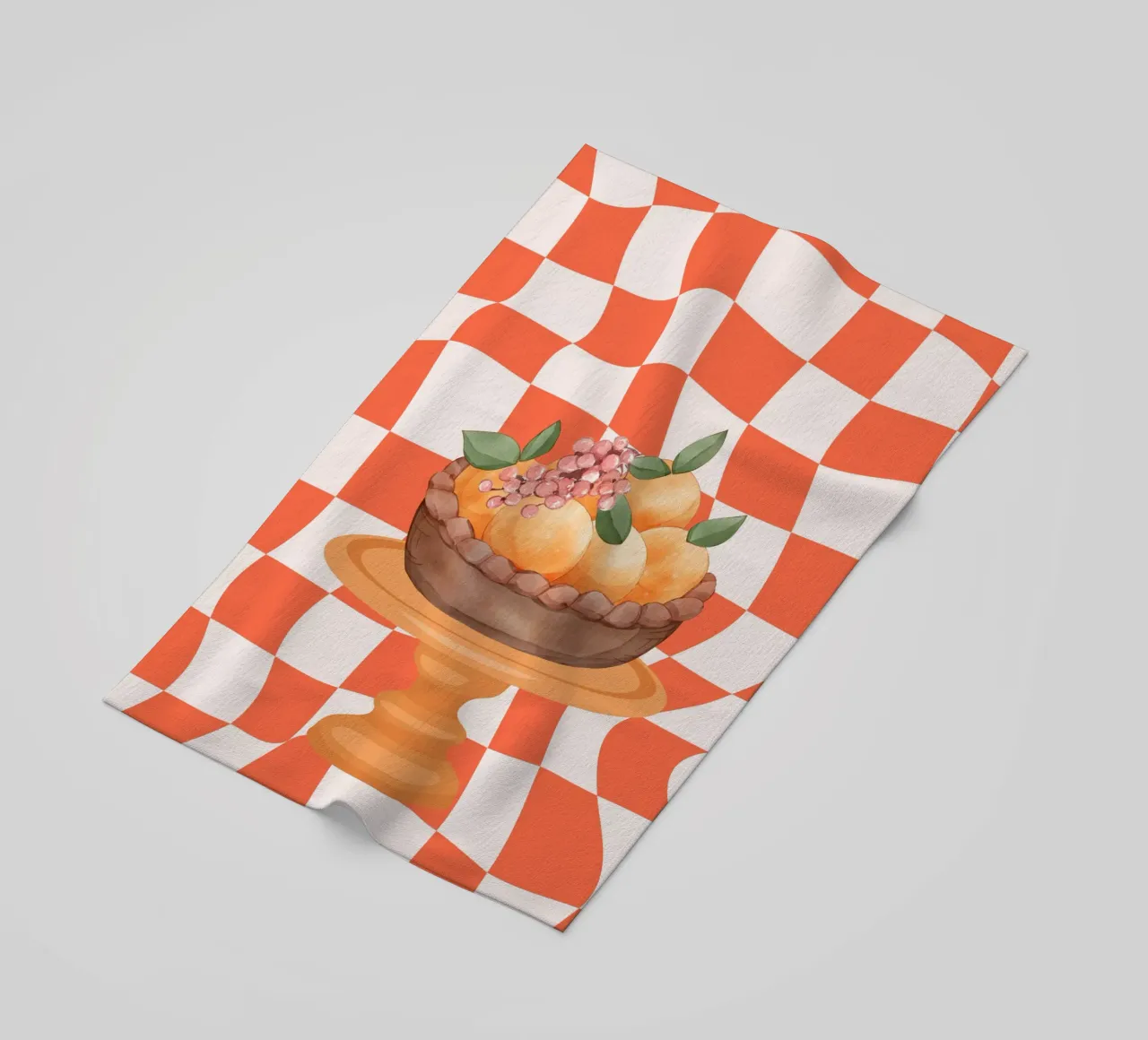 Arancione telo mare da DesignArt