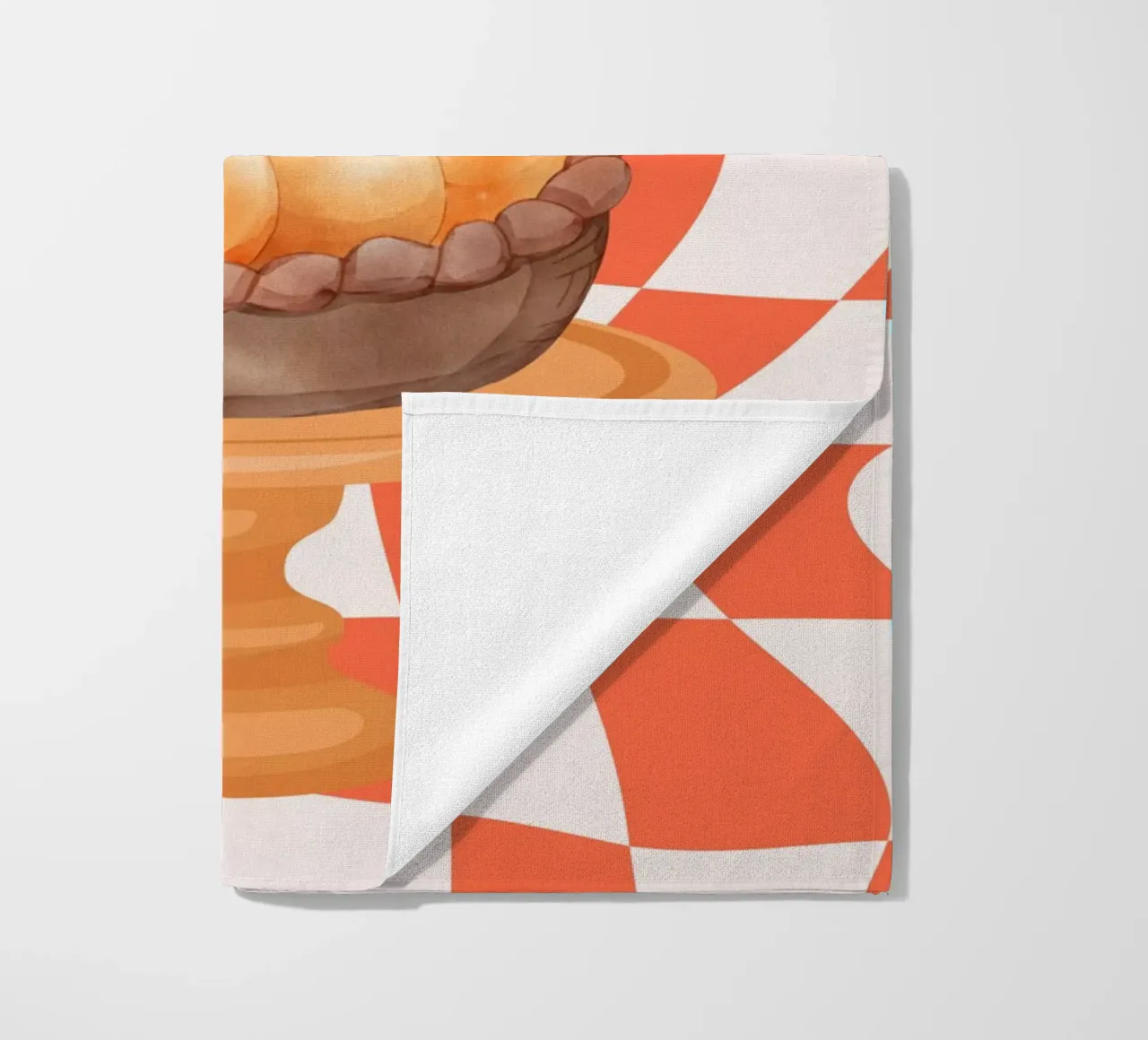 Arancione telo mare da DesignArt