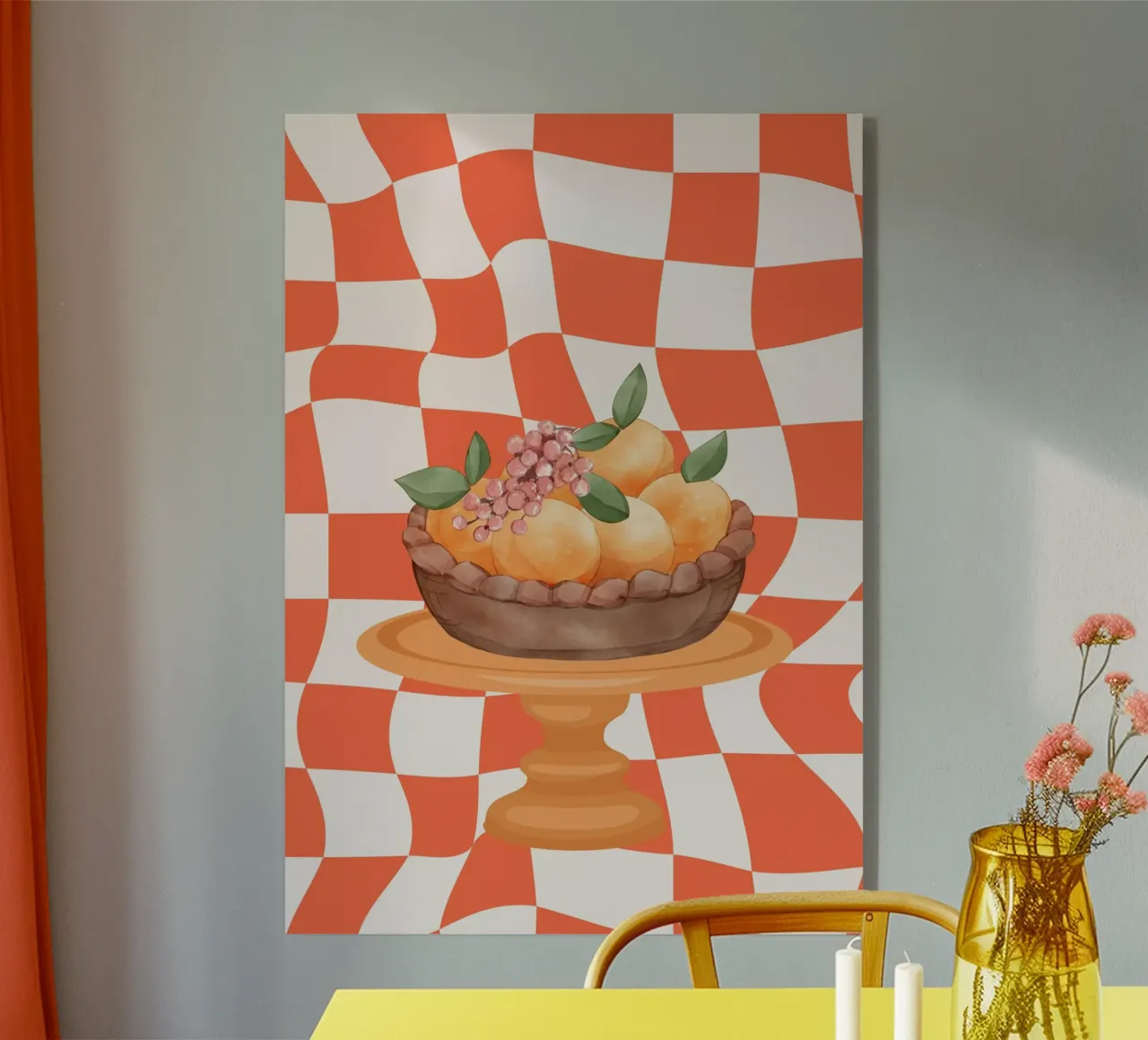 Orange plexiglass da DesignArt