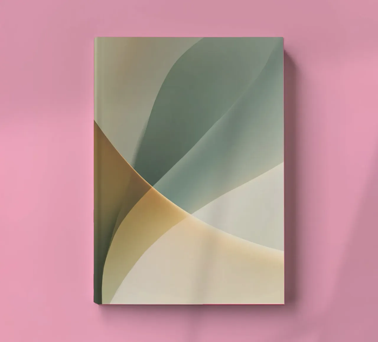 Soft Minimal Abstract in Sage and Sand notebook by StudioVO