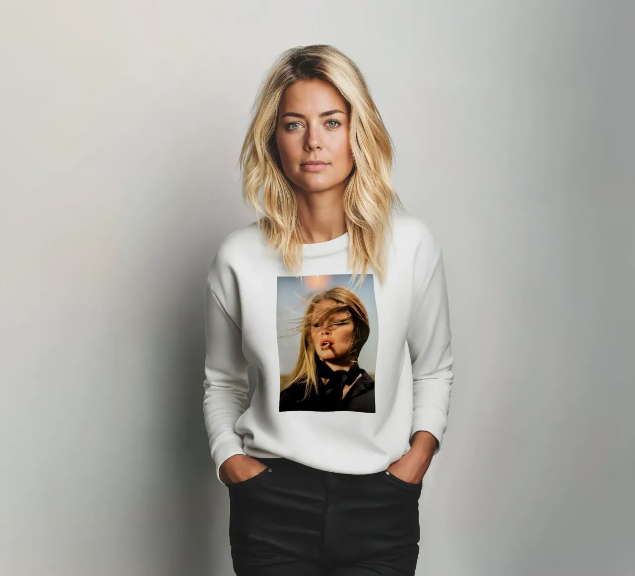 Bionda, brezza e sigaro felpa da Galery Vintage