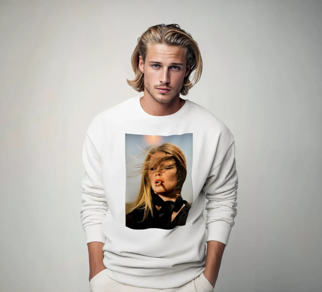 Bionda, brezza e sigaro felpa da Galery Vintage