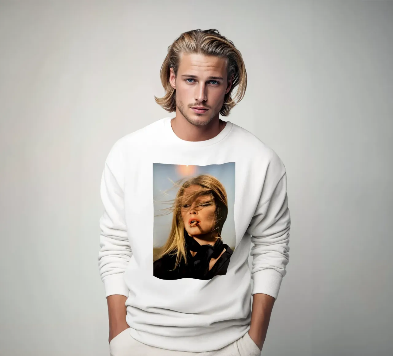 Bionda, brezza e sigaro felpa da Galery Vintage