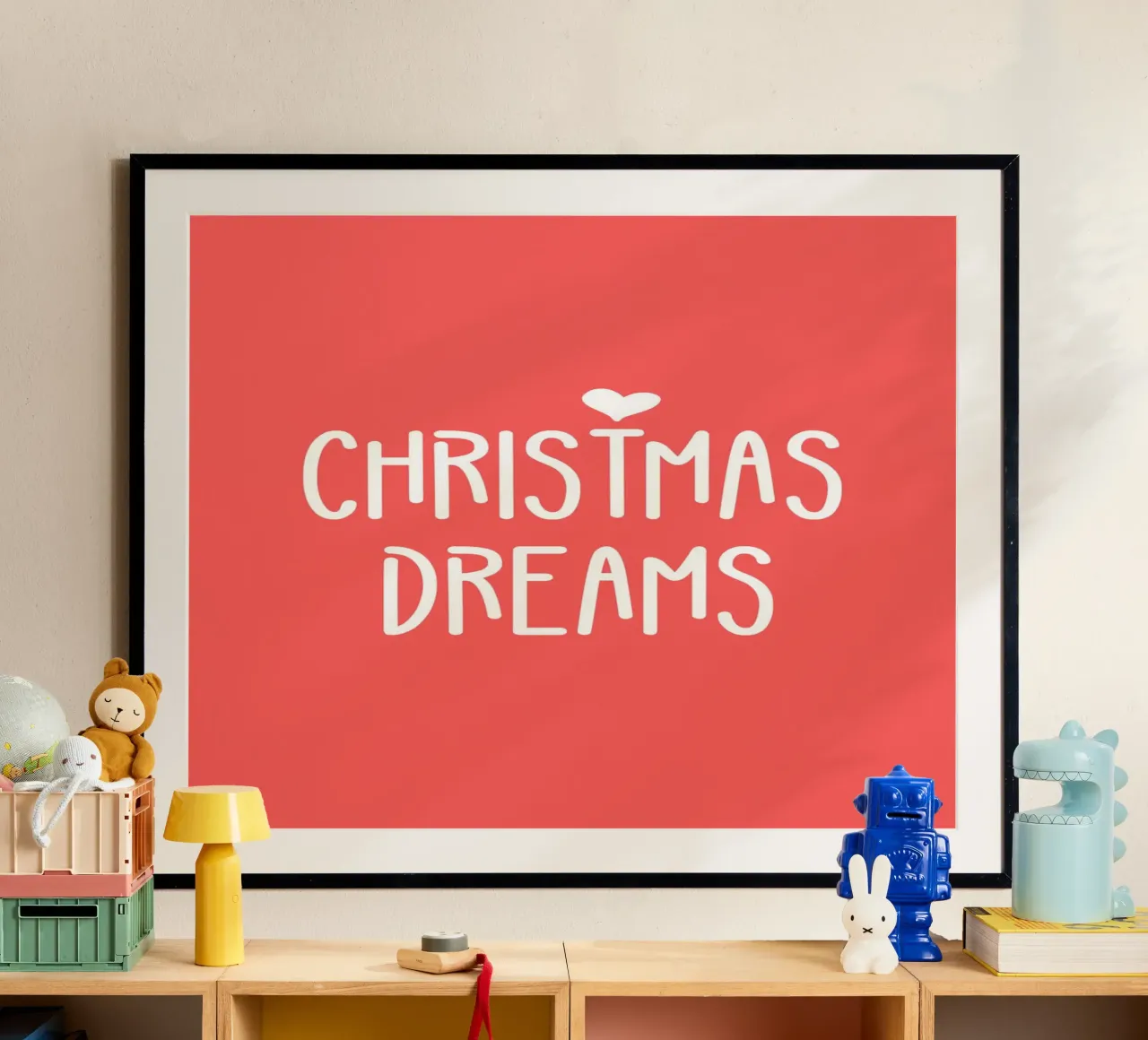 Kerstdromen poster van AESTHETIC WRITING