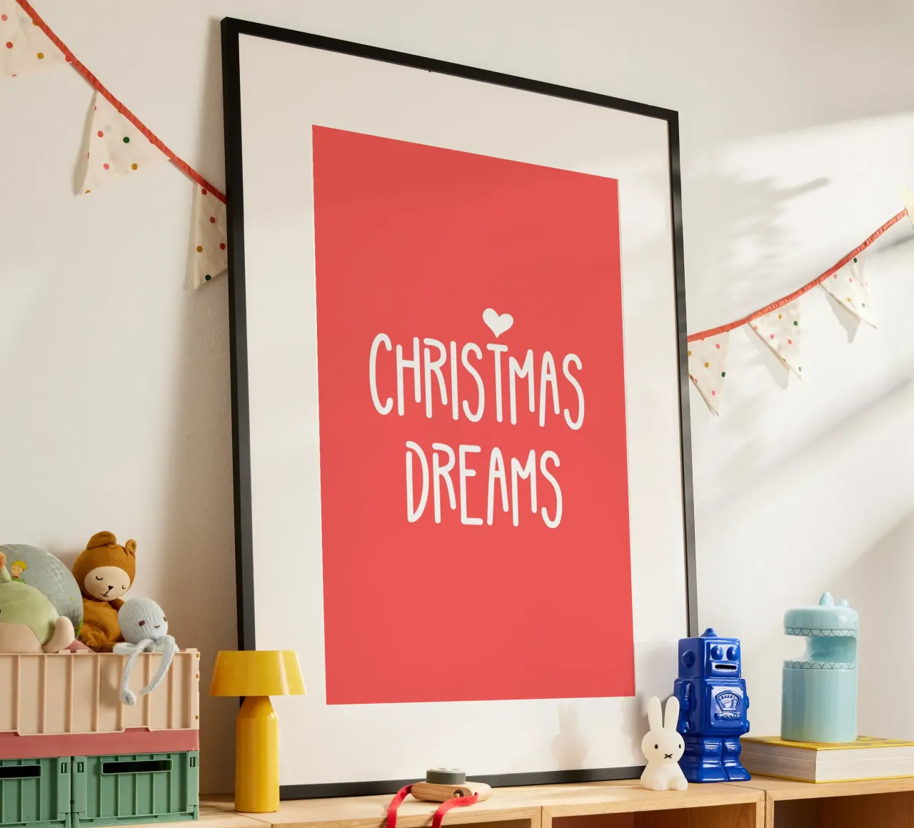 Kerstdromen poster van AESTHETIC WRITING