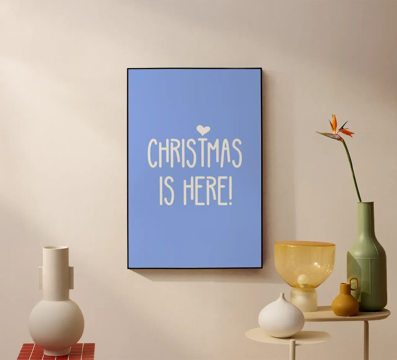 Il Natale è qui plexiglass da AESTHETIC WRITING