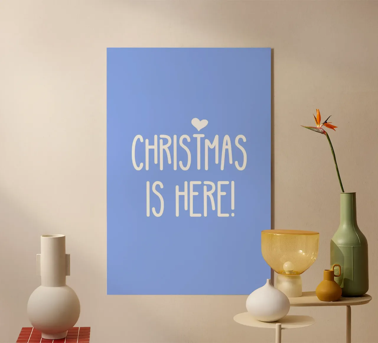 Il Natale è qui plexiglass da AESTHETIC WRITING