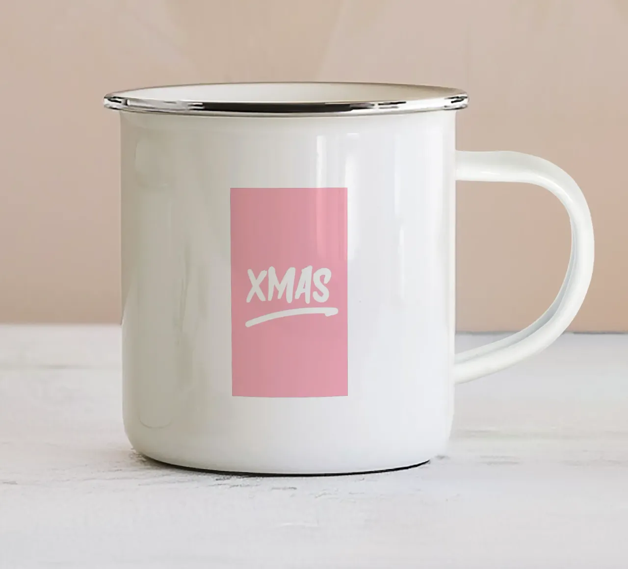Natale tazza in smalto da AESTHETIC WRITING