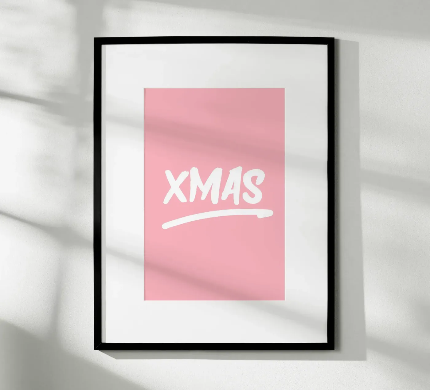Kerst poster van AESTHETIC WRITING