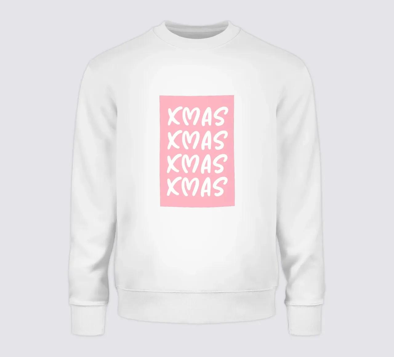 XMAS Pattern sweatshirt by AESTHETIC WRITING