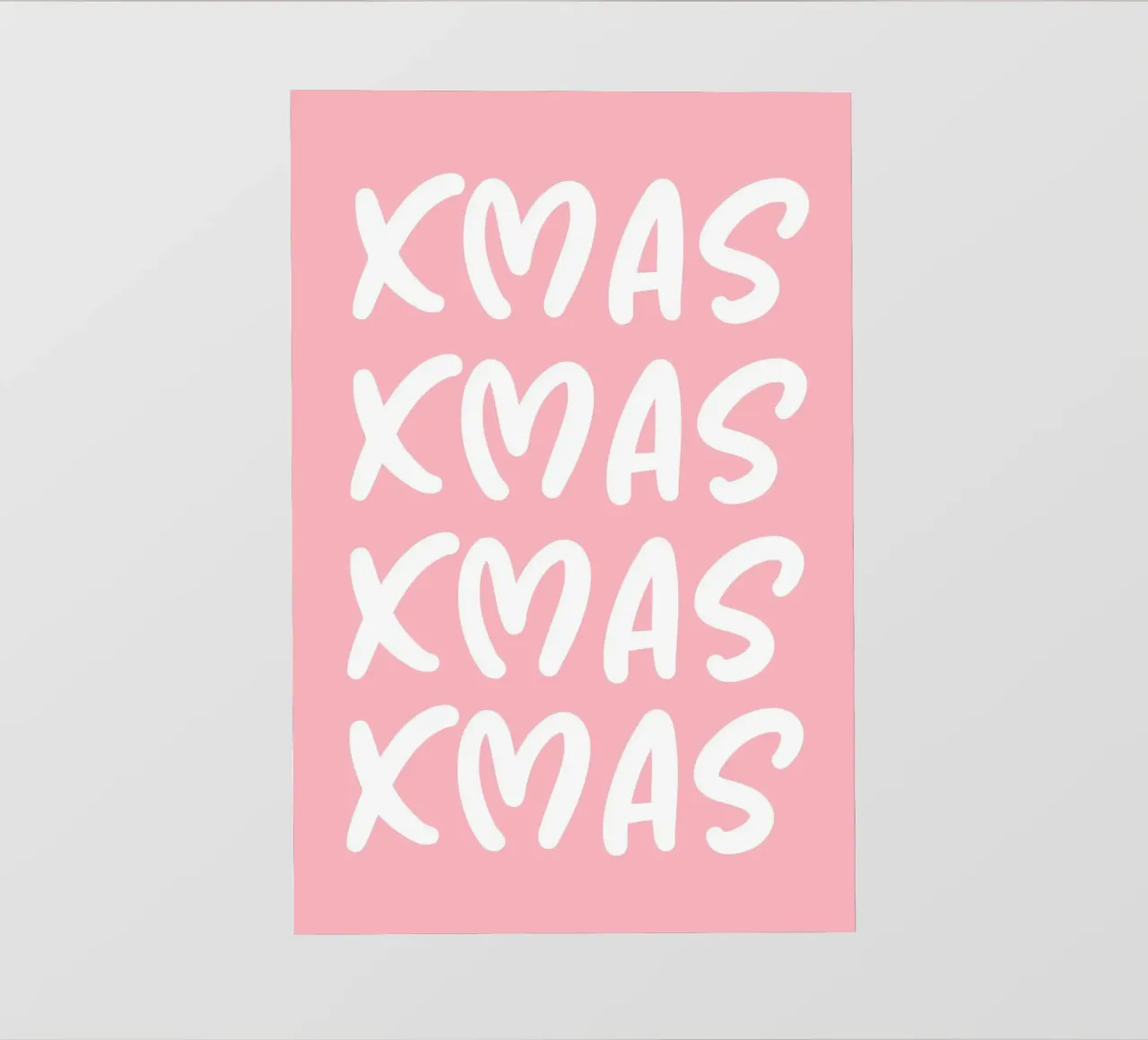 Modello XMAS pellicola backlit da AESTHETIC WRITING