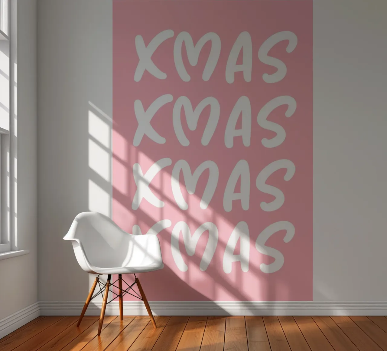XMAS Pattern fotobehang van AESTHETIC WRITING
