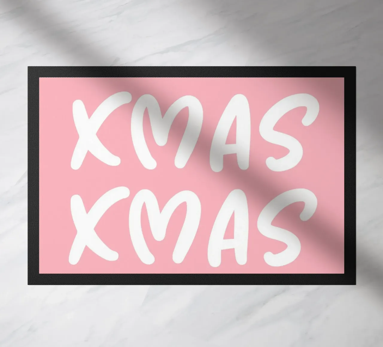 XMAS-patroon deurmat van AESTHETIC WRITING