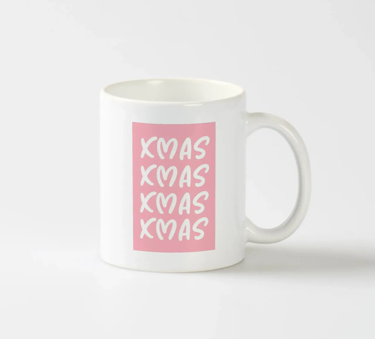 XMAS Pattern ceramic mug by AESTHETIC WRITING